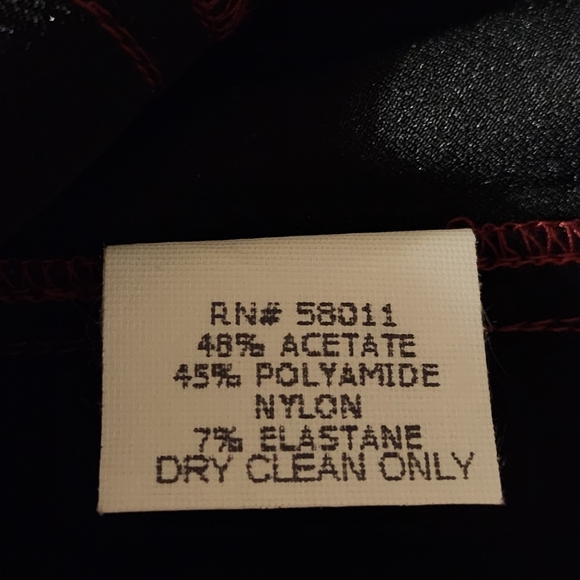 NWT David Meister Red Bodycon Cocktail Dress Size 12 - Picture 4 of 9